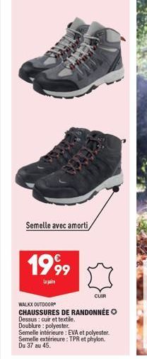 chaussures de randonnée 