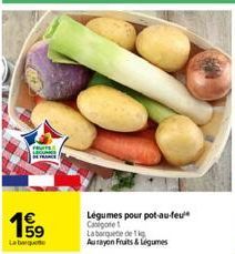 revers  1⁹9  La barque  Légumes pour pot-au-feu Calgonet La boquete de 1 Aurayon Fruits & Légumes 