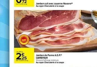 jambon cuit carrefour