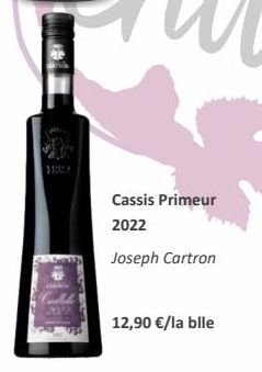 1810  Cullelle  Cassis Primeur 2022  Joseph Cartron  12,90 €/la blle 