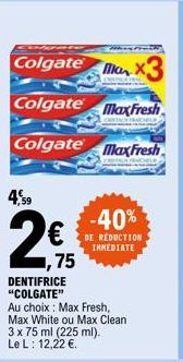 dentifrice Colgate