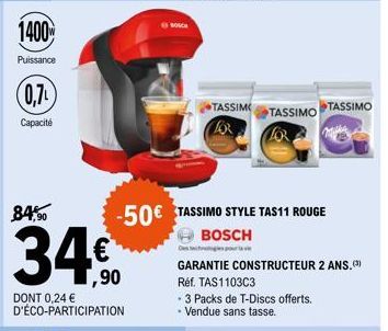 promos Tassimo