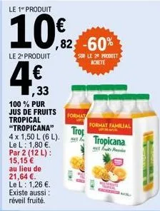 jus de fruits tropicana