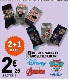 chaussettes Disney