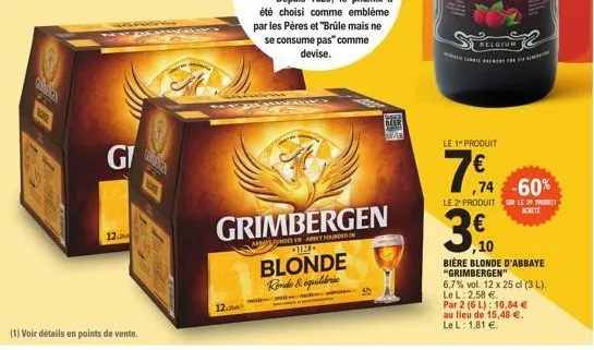 bière blonde grimbergen