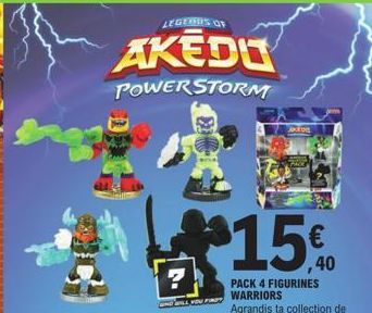 LEGENDS OF  AKEDU  POWERSTORM  7  CAND WILL YOU FIND  $15% 15€  JOGEDIS 