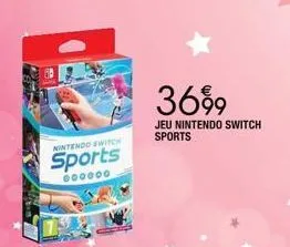 nintendo switc  sports  000000  3699  jeu nintendo switch sports 