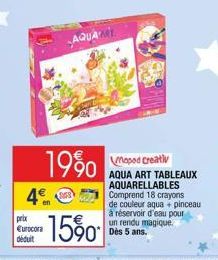 crayons de couleur Aqua