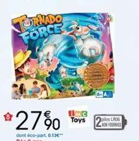 *27%  dont éco-part 0.13€ Dès 6 ans.  FORCE  LMC Toys piles LROS 