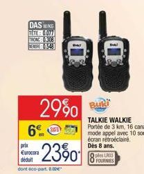 DAS WING  TETE: 0.077  TRỘNG TỪ TE MEM-0.548  2990  6€  princ  Eurocora déduit dont éco-part. 0.00€  2390  Qples LR FOURNIES 