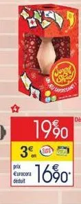 prix eurocora déduit  3€  1990  jungt  1690 