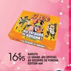 wi  us  1695  au secours de konoha!  in cooperat  mu secours de morohn:  naruto  le grand jeu officiel  au secours de konoha édition 404 