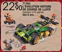 2290  €71763  L'ÉVOLUTION VOITURE DE COURSE DE LLOYD Contient 279 pieces. Dès 6 ans.. 