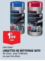 lingettes de nettoyage 