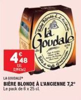bière blonde La Goudale