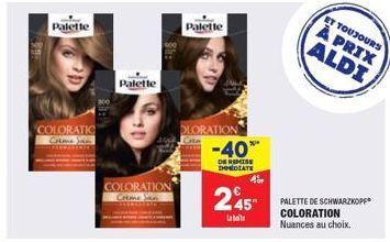 soldes Palette