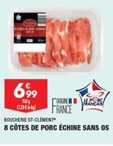 côtes de porc Boucherie St-Clément