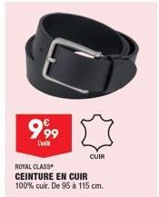 ceinture en cuir Royal