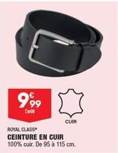 ceinture en cuir Royal