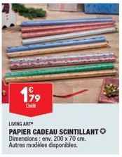 papier cadeau Living Art