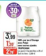 jus d'orange Tropicana