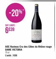 -20%  SOIT L'UNITE:  6€39 