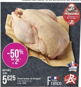 poulet fermier Label 5