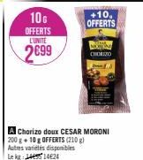 chorizo César moroni