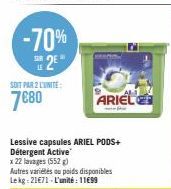 lessive Ariel