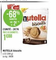 biscuits Nutella