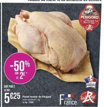 poulet fermier Label 5