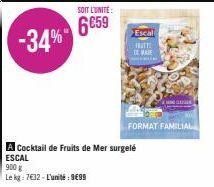 fruits de mer Escal