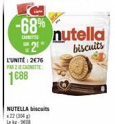 biscuits Nutella