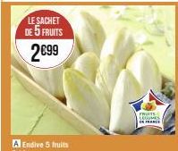 LE SACHET DE 5 FRUITS  2€99  FRUITE LEGUME 