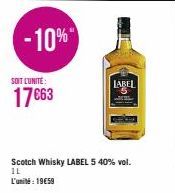 whisky Label 5