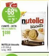 biscuits nutella