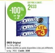 promos oreo