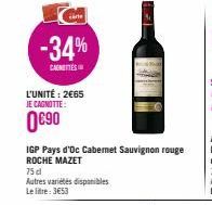 Cabernet Sauvignon Roche Mazet