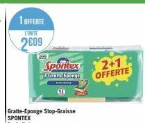 1 OFFERTE L'UNITE  2009  Sportex  2 Gratio Epongu  510  2+1 OFFERTE 