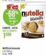 biscuits Nutella