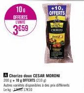 chorizo César moroni