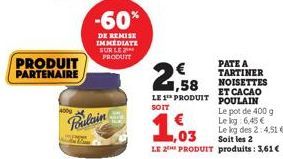 soldes Poulain