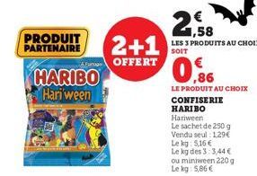 sachet Haribo