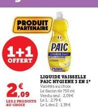 liquide vaisselle Paic