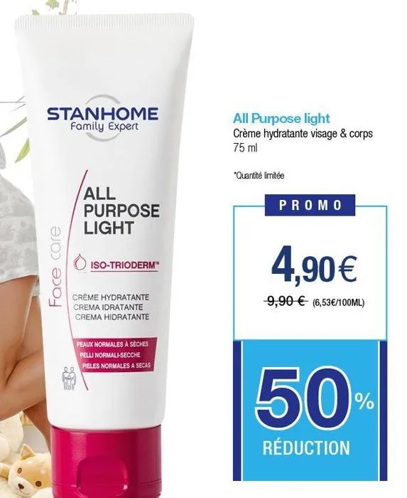 crème hydratante promo