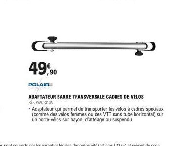 barre transversale 