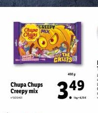 CREEPY Chupa Mix Chips  Chupa Chups Creepy mix  THE CREEPS  400 g  349 