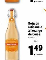 ATVARAL  ORANGE TEDET  Boisson artisanale à l'orange de Corse  -56120.72  75 el  14.⁹  49 