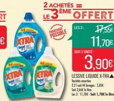 lessive liquide X-tra