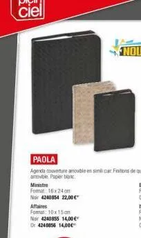 ministre  format: 16x24cm noir 4240854 22,00 € affaires format: 10x15cm noir 4240855 14,00 €  or 4240856 14,00€ 